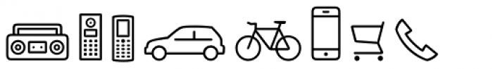 FF Dingbats 2 Strong Forms Font LOWERCASE