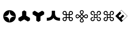 FF Dingbats 2.0 Mixed Forms Font OTHER CHARS