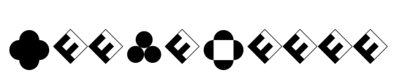 FF Dingbats 2.0 Mixed Forms Font OTHER CHARS