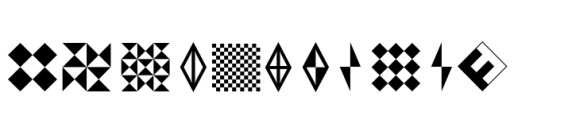 FF Dingbats 2.0 Mixed Forms Font UPPERCASE