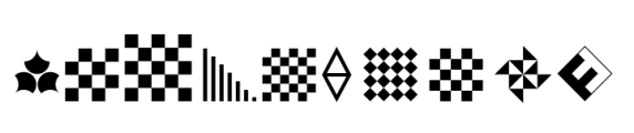 FF Dingbats 2.0 Mixed Forms Font UPPERCASE