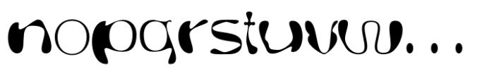 FF Dirty Three Std Regular Font LOWERCASE