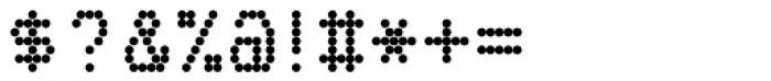 FF Dot Matrix OT One Regular Font OTHER CHARS