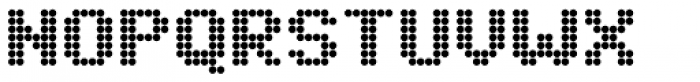 FF Dot Matrix OT Two Extended Font UPPERCASE