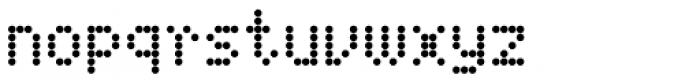 FF Dot Matrix OT Two Narrow Font LOWERCASE