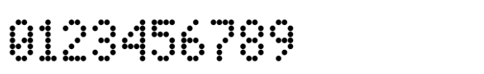 FF Dot Matrix Two Narrow Font OTHER CHARS