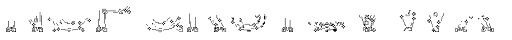 FF Dotty Part One Font UPPERCASE
