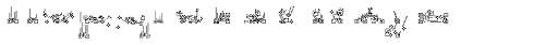 FF Dotty Part One Font LOWERCASE