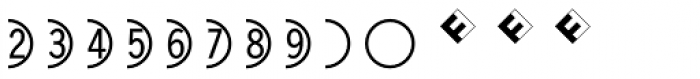 FF Double Digits Round Font LOWERCASE