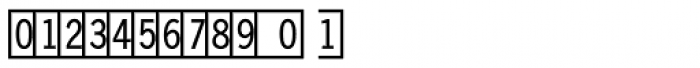 FF Double Digits Square Font LOWERCASE