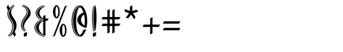 FF DuMoore Std Inline Regular Font OTHER CHARS