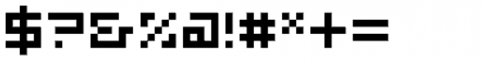 FF Eboy OT EXT Alpha Font OTHER CHARS