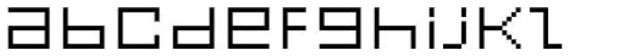 FF Eboy OT EXT Gamma Font LOWERCASE
