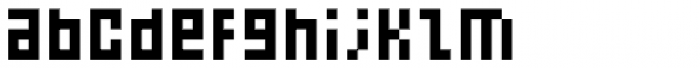 FF Eboy OT REG Alpha Font LOWERCASE
