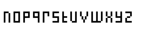 FF Eboy Std REG Beta Font LOWERCASE