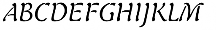 FF Elegie OT Italic Font UPPERCASE