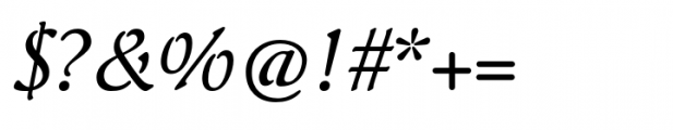 FF Elegie Regular Italic Font OTHER CHARS
