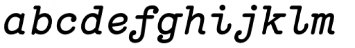 FF Elementa Pro Bold Italic Font LOWERCASE