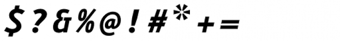 FF Eureka Mono OT Bold Italic Font OTHER CHARS