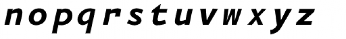 FF Eureka Mono OT Bold Italic Font LOWERCASE