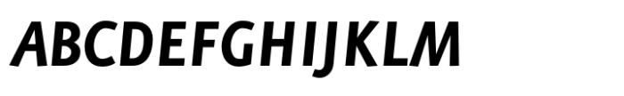 FF Eureka Sans Bold Italic Font UPPERCASE