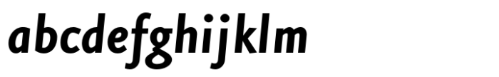 FF Eureka Sans Bold Italic Font LOWERCASE