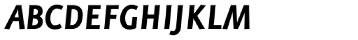 FF Eureka Sans OT Bold Italic Font UPPERCASE