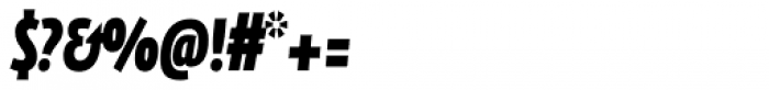 FF Eureka Sans OT Cond Black Italic Font OTHER CHARS