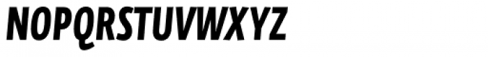 FF Eureka Sans OT Cond Bold Italic Font UPPERCASE