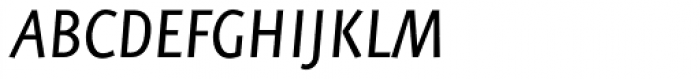 FF Eureka Sans OT Italic Font UPPERCASE
