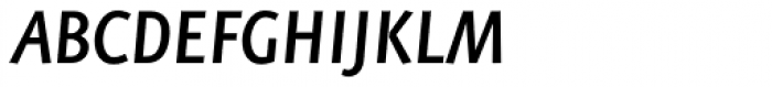 FF Eureka Sans OT Medium Italic Font UPPERCASE