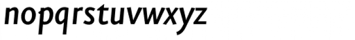 FF Eureka Sans OT Medium Italic Font LOWERCASE