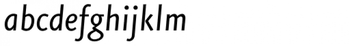 FF Eureka Sans Pro Italic Font LOWERCASE
