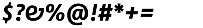 FF Fago Correspondence Serif Pro Bold Italic Font OTHER CHARS