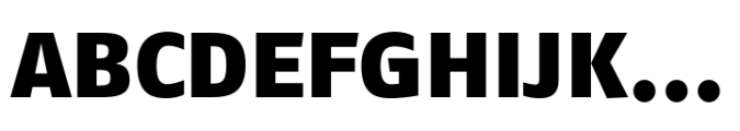 FF Fago Extended Black Font UPPERCASE