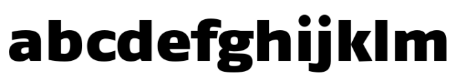 FF Fago Extended Black Font LOWERCASE
