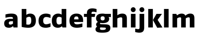 FF Fago Extended ExtraBold Font LOWERCASE