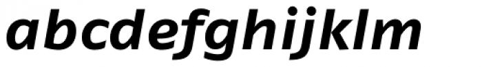 FF Fago Pro Extd Bold Italic Font LOWERCASE