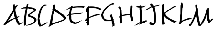 FF FancyWriting Std Median Font UPPERCASE