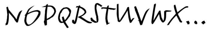 FF FancyWriting Std Median Font UPPERCASE