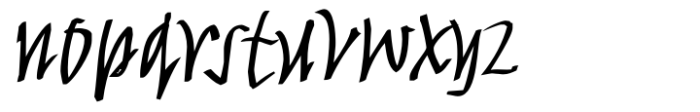 FF FancyWriting Std Median Font LOWERCASE
