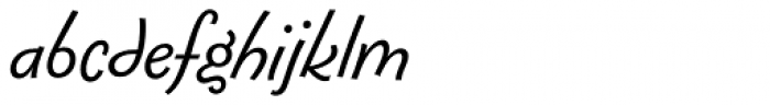FF Fontesque Sans Pro Italic Font LOWERCASE