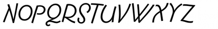 FF Fontesque Sans Std Regular Italic Font UPPERCASE