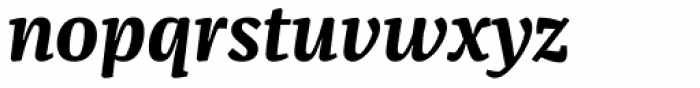 FF Franziska OT Bold Italic Font LOWERCASE