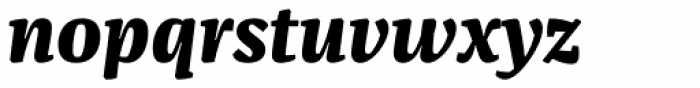 FF Franziska OT ExtraBold Italic Font LOWERCASE