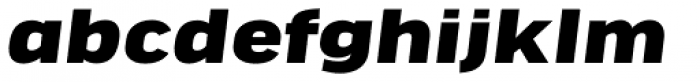 FF Good Headline OT Extd Black Italic Font LOWERCASE