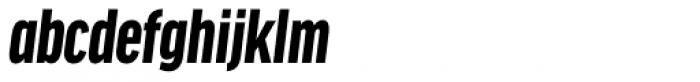 FF Good Headline OT XCond Black Italic Font LOWERCASE