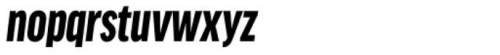 FF Good Headline OT XCond Black Italic Font LOWERCASE