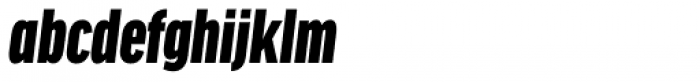 FF Good Headline OT XCond Ultra Italic Font LOWERCASE