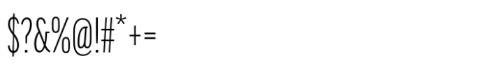 FF Good Headline Pro Compressed Light Font OTHER CHARS